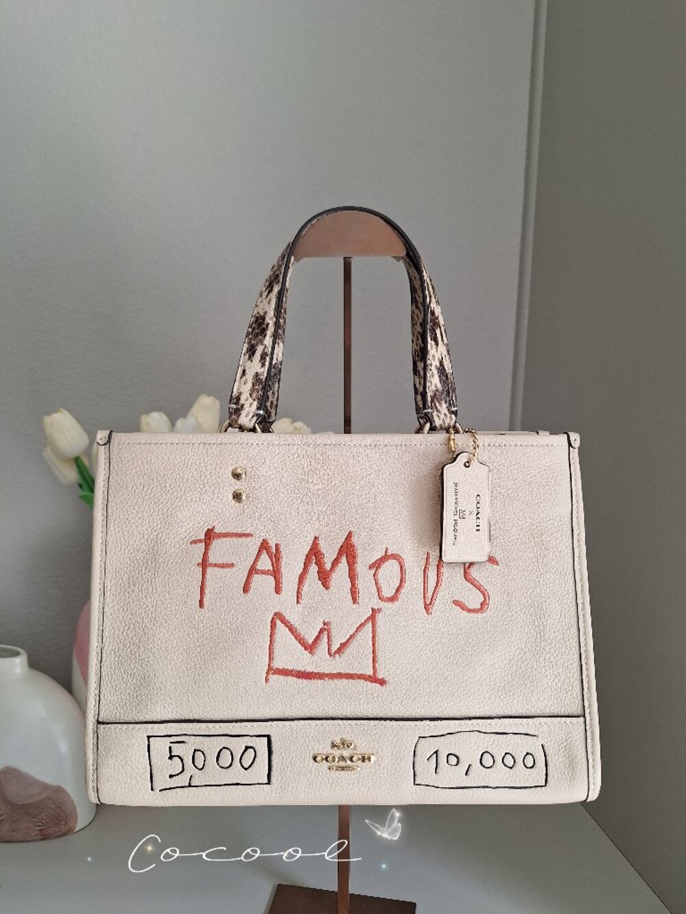 NWT Coach X Jean Michel Basquiat Dempsey Carryall Tote C5660